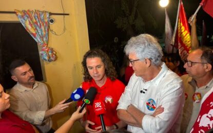 Veneziano recusa discurso e deixa convenção do PT; Ricardo Coutinho também vai embora