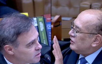 “Pode chorar”: Gilmar Mendes e André Mendonça batem boca durante sessão do STF