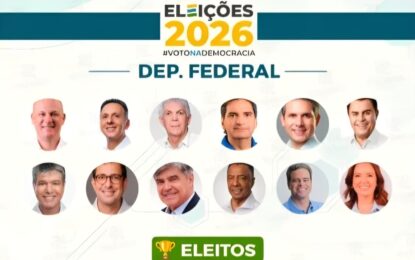 Confira a lista de deputados federais eleitos neste domingo na Paraíba