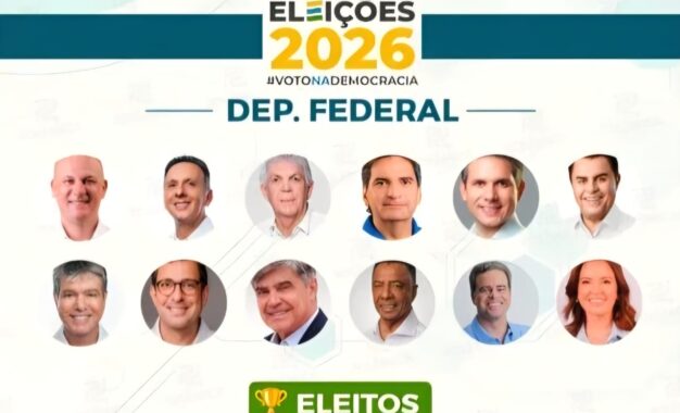 Confira a lista de deputados federais eleitos neste domingo na Paraíba
