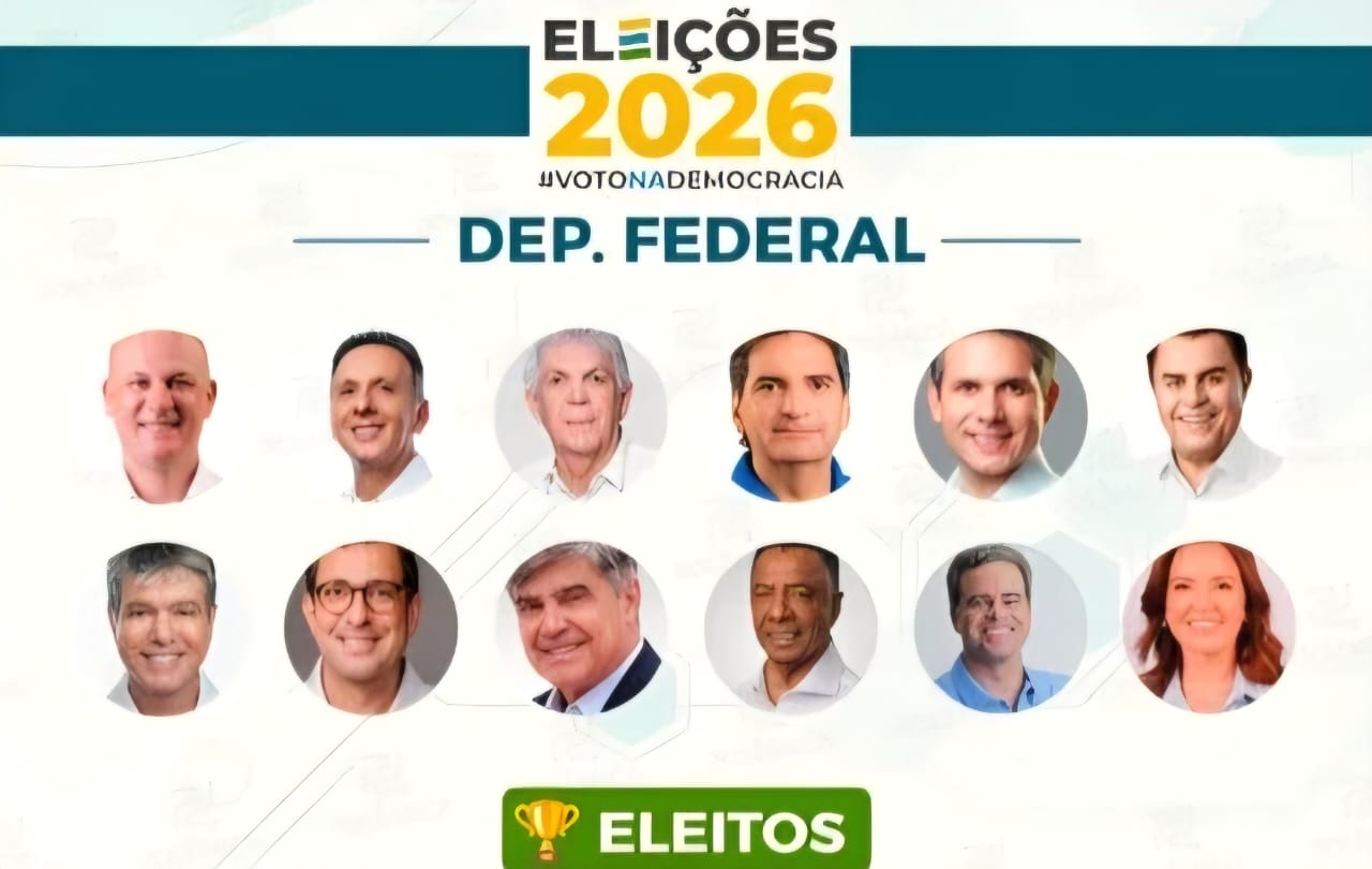 Confira a lista de deputados federais eleitos neste domingo na Paraíba
