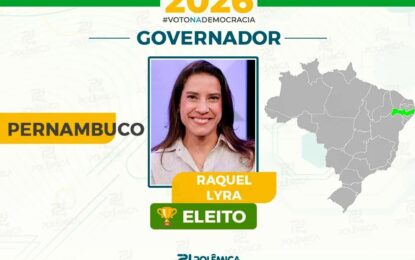 Raquel Lyra é reeleita governadora de Pernambuco